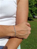 Vicenza - Piazzetta Palladio 2 - Bracelet Salvini Femme Tennis in Or blanc Diamante 1 Ct 20081874 - 20081874